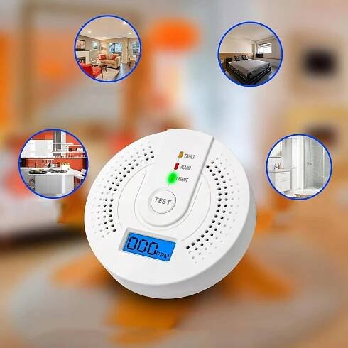 SENZOR OXIDU UHELNATÉHO S LCD DISPLEJEM, PŘENOSNÝ DETEKTOR OXIDU UHELNATÉHO Kód výrobce Alarm i detektor tlenku węgla