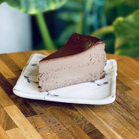 Burnt Cheesecake - 70% Dark Chocolate (Slice)