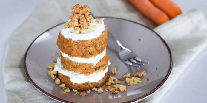 Mrkvový mug cake aneb jednoduchý nepečený dezert