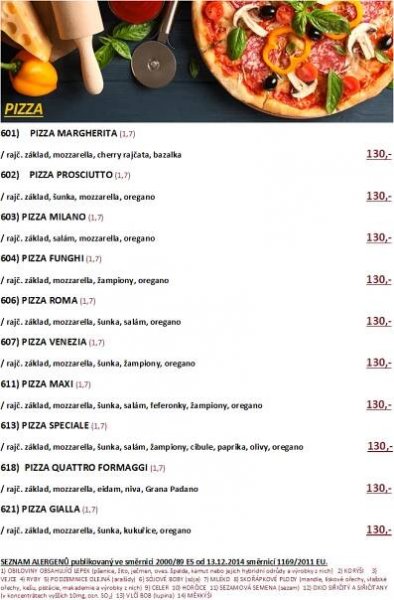 týdenní polední menu_2 | Hotel Maxi