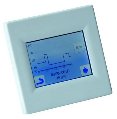 4200152 TFT Elektronický programovatelný termostat s dotykovým displejem, Fenix