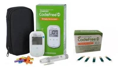 Komplet glukometr SD CodeFree Plus + 50ks proužků