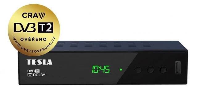 TESLA VISTA T2 PŘIJÍMAČ DVB-T2/HEVC H265