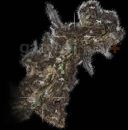 Horizon forbidden west map