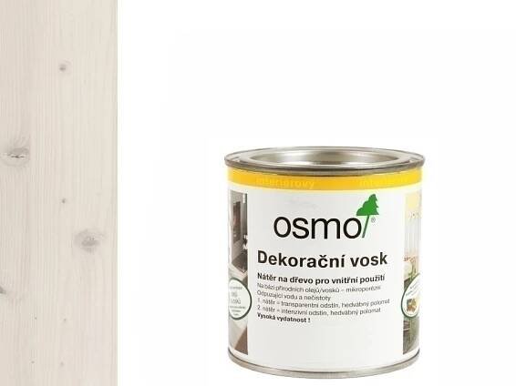 OSMO 3188 Sníh Intenziv dekorační vosk 0,375l