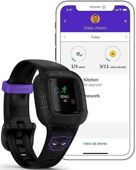 Garmin Vívofit junior 3 - Marvel Black Panther Special Edition | Hodinky-365.cz