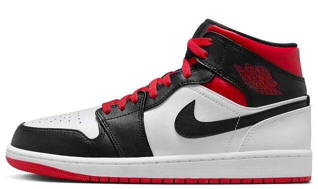 Air Jordan 1 Mid "Black Toe"