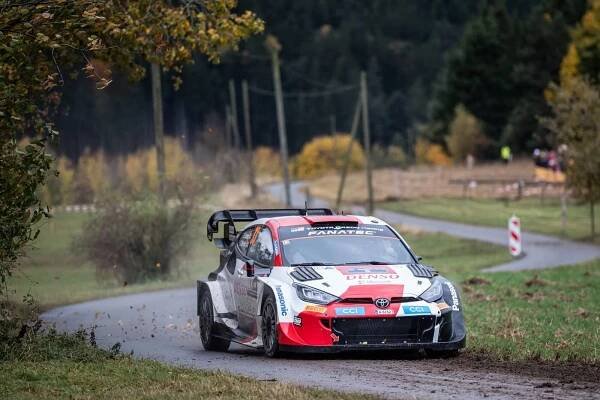 Středoevropská rally 2024: pátek mapa, výsledky po 1. dni