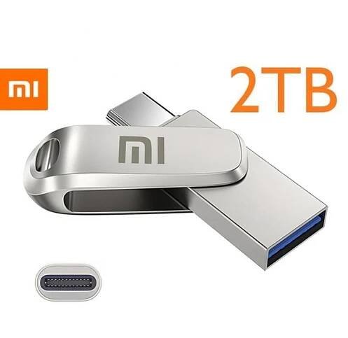 Xiaomi 2TB USB-A USB-C 2v1 duální flash disk kovový odolný flashka - Elektro