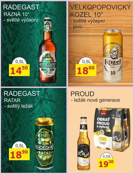BENE NÁPOJE leták od 1. 8. | Kupi.cz