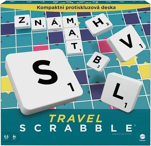 Mattel Scrabble cestovní CZ