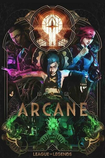 plakát seriálu Arcane: League of Legends