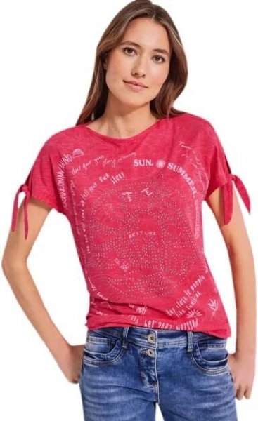 Dámské tričko Cecil 320036 malina - moda-pradlo.cz