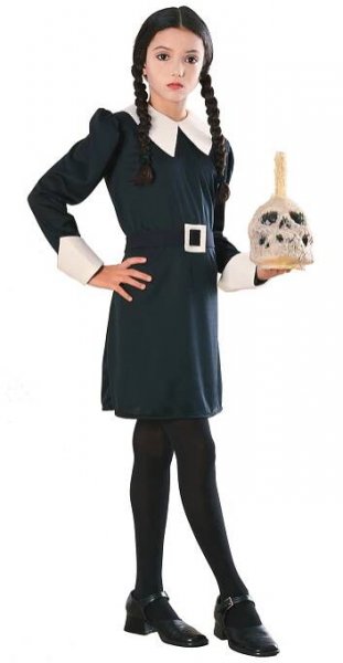 Dětský kostým Wednesday Addams (Addamsova rodina)