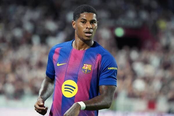 Marcus Rashford of FC Barcelona in a preseason friendly.