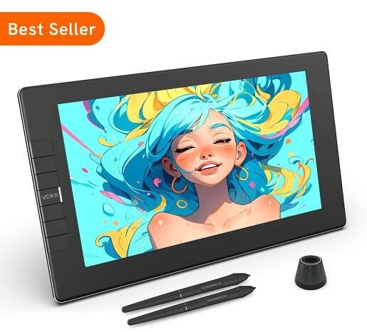 VEIKK Studio VK1200 V2 Full laminated and High resolution Display Tablet with Stand
