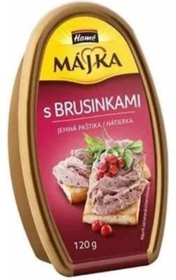 Hamé Májka s brusinkami paštika 120 g od 32 Kč - Heureka.cz