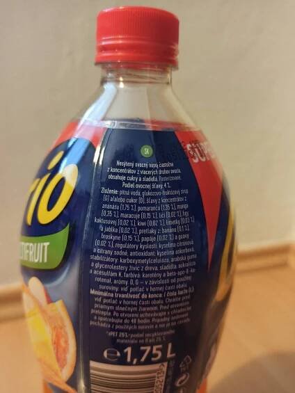 Podrobné informace o potravině Caprio Multifruit