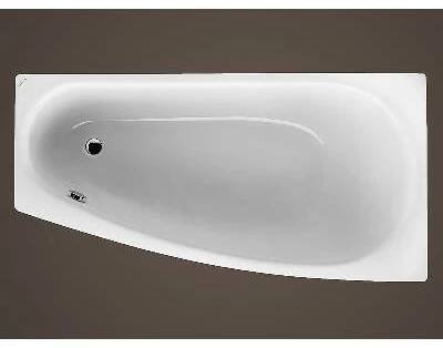 Asymetrická plastová / akrylátová vana Santech ARIELA 160 x 80 cm pravá