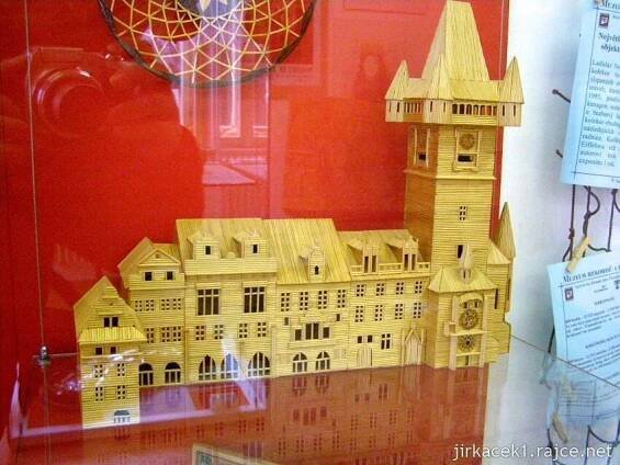 Pelhřimov - muzeum rekordů a kuriozit - sirky