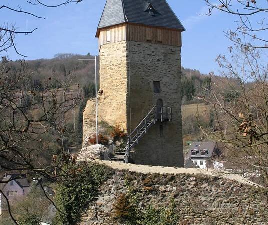 Burg Frauenstein (Wiesbaden) v Sommerberg