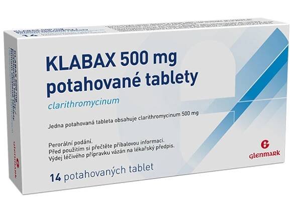 Klabax 500mg 14tabs Box CZ 800x600