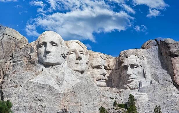 ภูเขา หินแกรนิต Mount rushmore