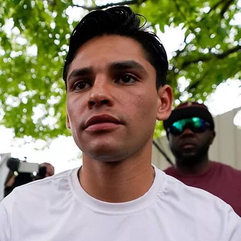 Boxer Ryan Garcia gets engaged to porn star having waited one hour after son's birth to divorce wife