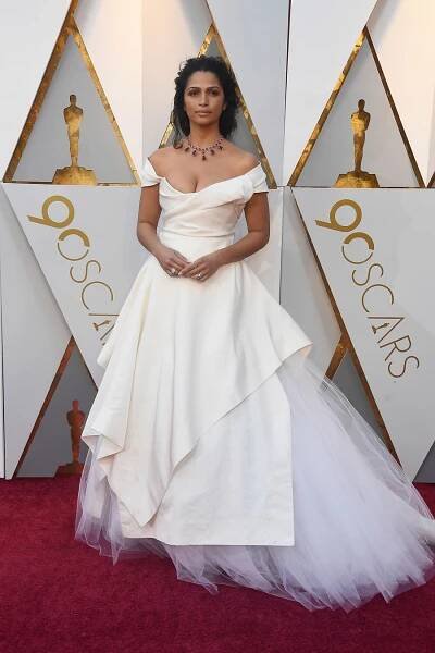 Beautiful White Gown Academy Award Oscars 2018