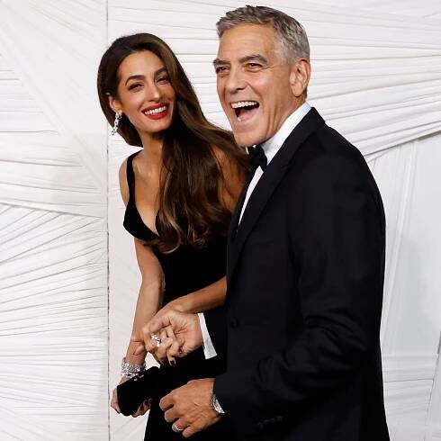 George Clooney Makes Rare Comment About His "Funny" Kids With Amal