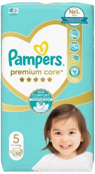 Pampers Premium Care pleny velikost 5