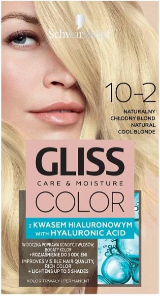 GLISS COLOR BARVICÍ KRÉM OR.DO W?OS?W 10-2 NatureCH?OD.BLOND