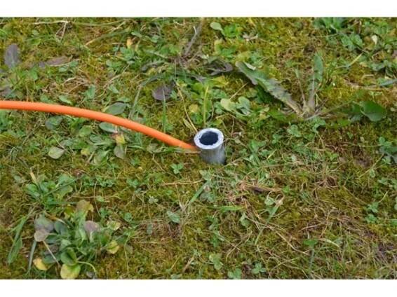 Zemnící tyč pro elektrické ohradníky - pozinkovaná, 1 m, 3/4