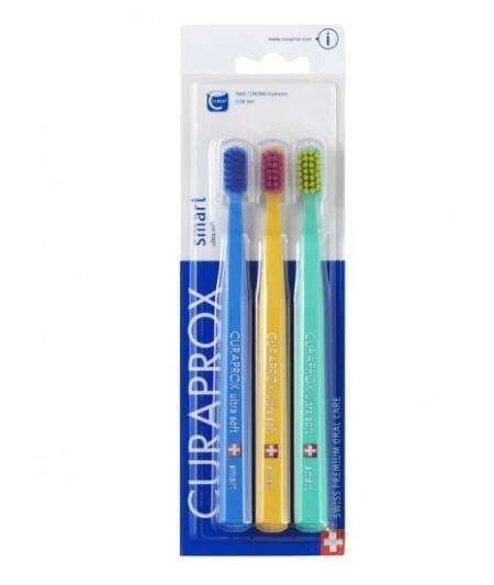 Curaprox CS 7600 Ultrasoft SMART zubní kartáček 3 ks