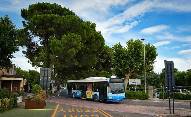 Soubor:Punta Sabbioni, Irisbus Agora Line č. 485.jpg