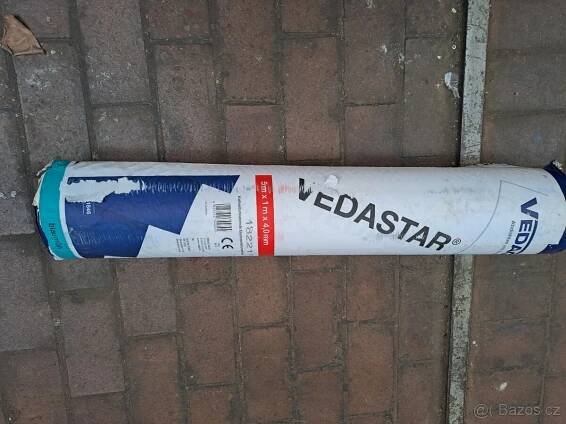 Asfaltová střešní lepenka VEDASTAR 5mx1mx4mm - Praha 6