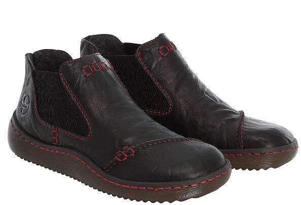 Kotníková obuv Rieker L8491 černá