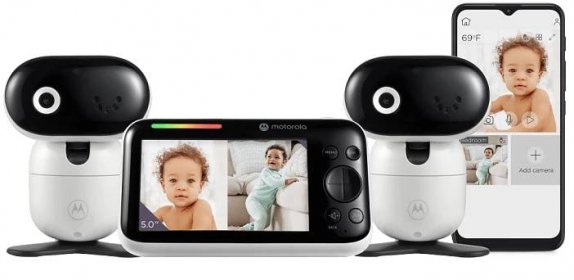 PIP1510-2 CONNECT 5.0" Wi-Fi Motorized Video Baby Monitor - Motorola