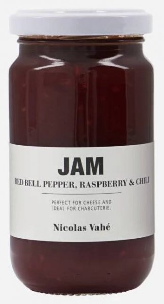 Jam, Red bell pepper, Rasberry & chilli, 240 g. - Nicolas Vahé