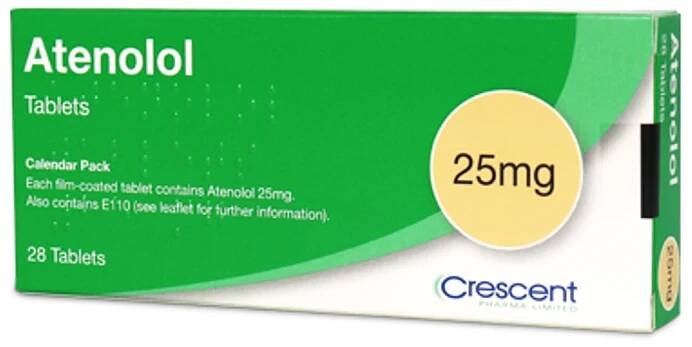 ATENOLOL 25MG TABLETS,28CT