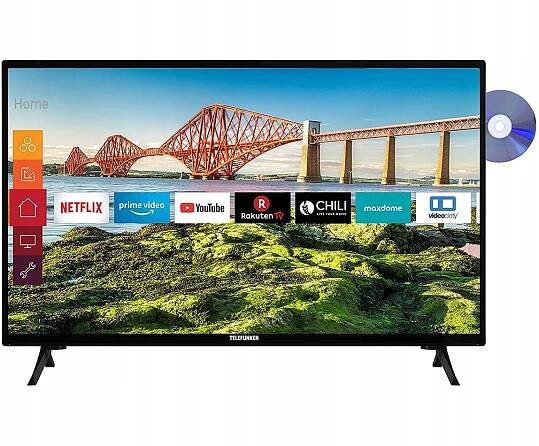 TELEFUNKEN XH24J501 24 PALCŮ DVB-T2 DVD USB SMART