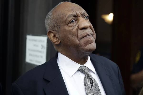 Bill Cosby exits the Montgomery County Courthouse after a mistrial was declared in Norristown, Pa., Saturday, June 17, 2017. Cosby's trial ended without a verdict after jurors failed to reach a unanimous decision. (AP Photo/Matt Rourke)
