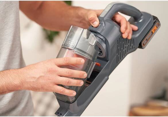 Aku tyčový vysavač Black+Decker BHFEA18D1-QW, 18V / 2,0 Ah