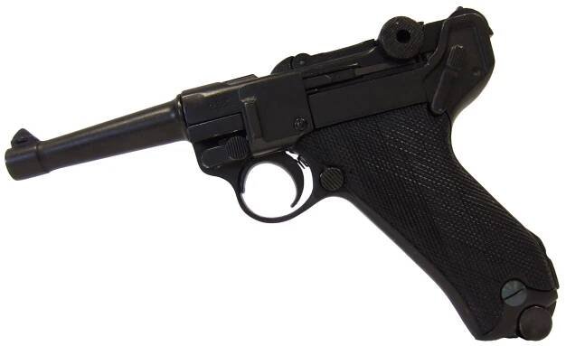 Pistole Parabellum Luger P08 - dekorační replika DENIX D-1143 L-11