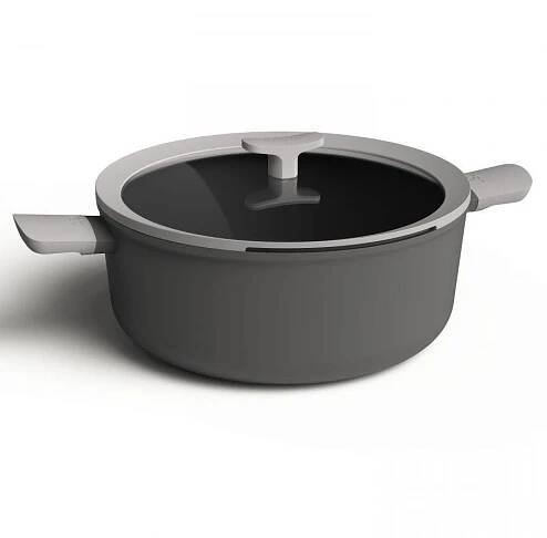 BERGHOFF Hrnec s poklicí s nepřilnavým povrchem LEO 28 cm