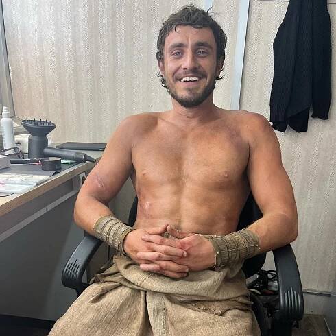 Paul Mescal On The Set Of 'Gladiator II' Is The Perfect Antidote To Summertime Sadness