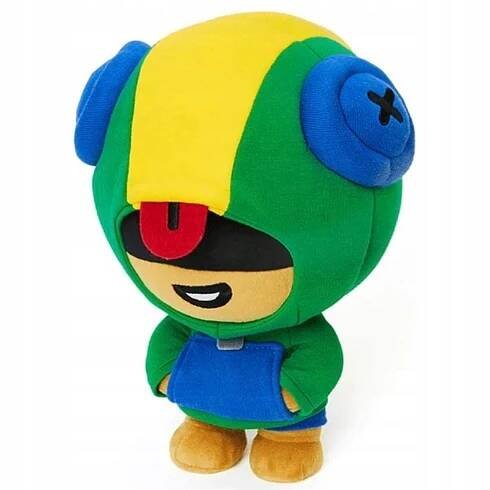 Brawl Stars plyšová postavička se šňůrkou s přísavkou 25 cm, Leon