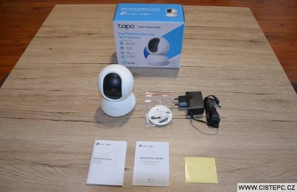 Tp-link kamera C200 - obsah balení
