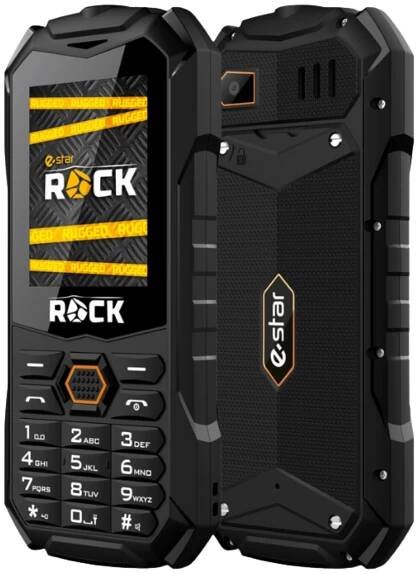 Mobilní telefon eStar ROCK černá barva
