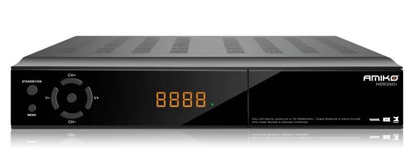 Satelitní přijímač Amiko SHD 8150 CXE černý